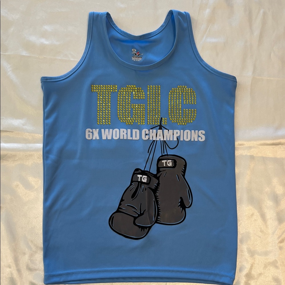 Blue TGLC “Boxing” Theme Team Tank Top